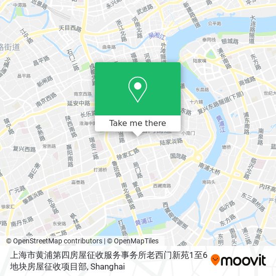 上海市黄浦第四房屋征收服务事务所老西门新苑1至6地块房屋征收项目部 map