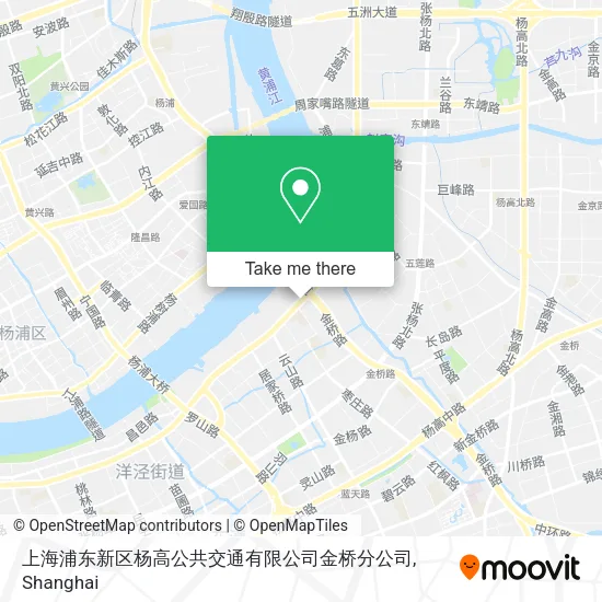 上海浦东新区杨高公共交通有限公司金桥分公司 map