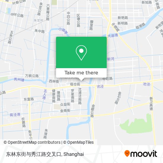东林东街与秀江路交叉口 map