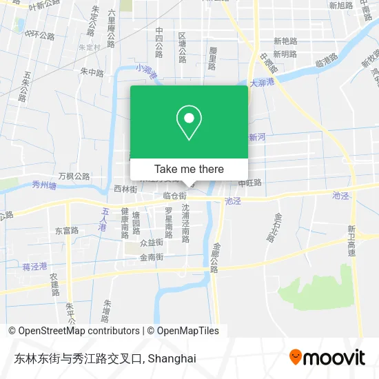 东林东街与秀江路交叉口 map