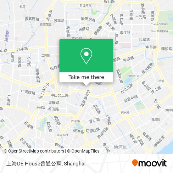 上海DE House普通公寓 map