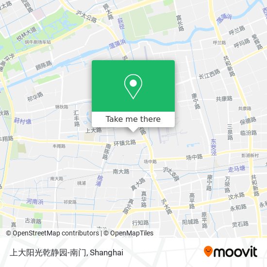 上大阳光乾静园-南门 map