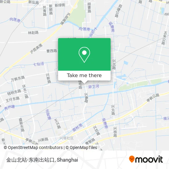 金山北站-东南出站口 map