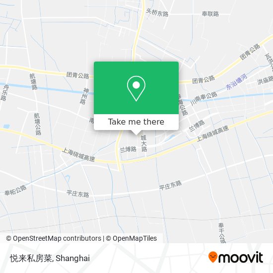 悦来私房菜 map