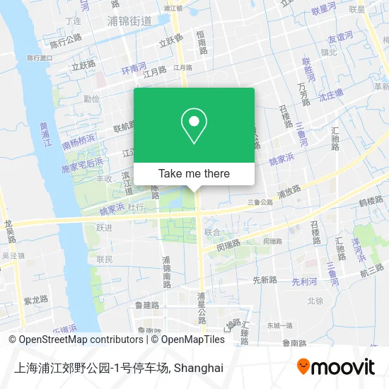 上海浦江郊野公园-1号停车场 map