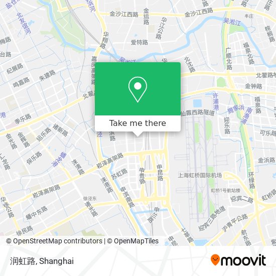 润虹路 map
