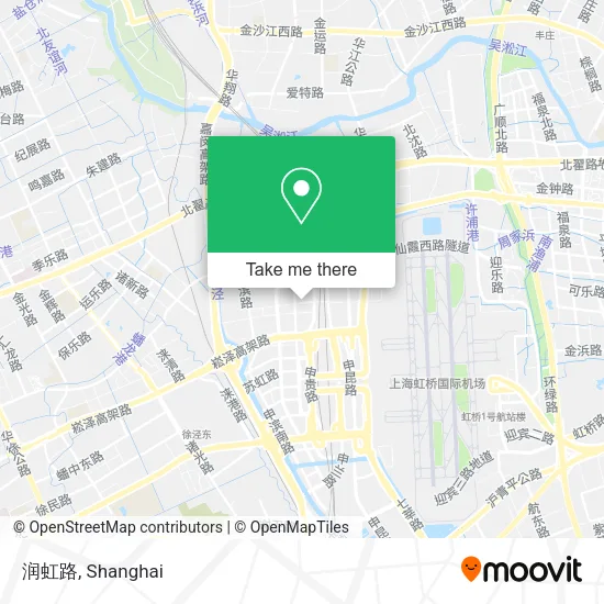 润虹路 map