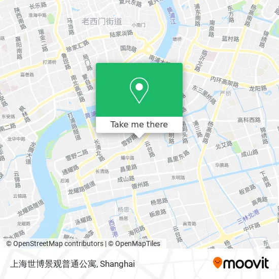 上海世博景观普通公寓 map