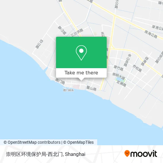 崇明区环境保护局-西北门 map