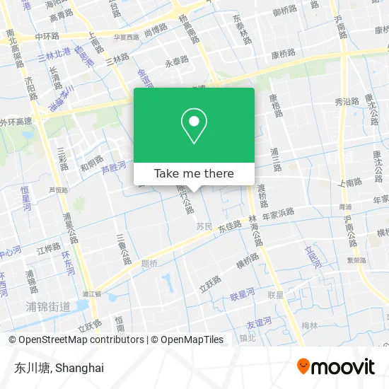 东川塘 map