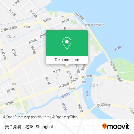 美兰湖婴儿游泳 map