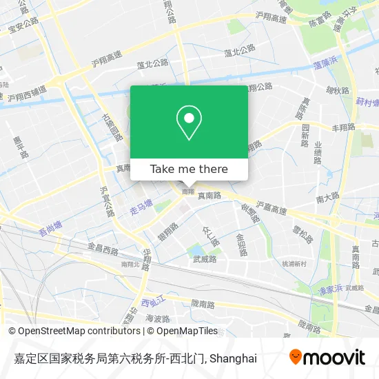 嘉定区国家税务局第六税务所-西北门 map