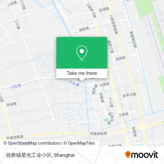 祝桥镇星光工业小区 map