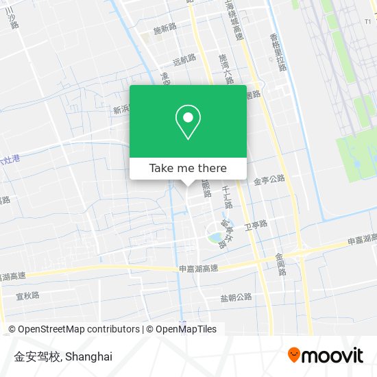金安驾校 map