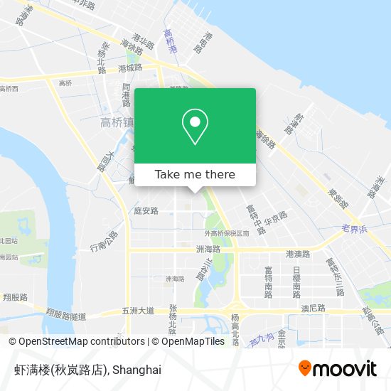 虾满楼(秋岚路店) map