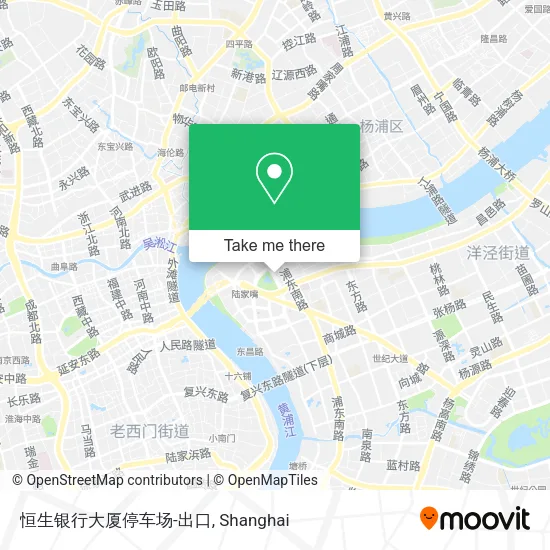 恒生银行大厦停车场-出口 map