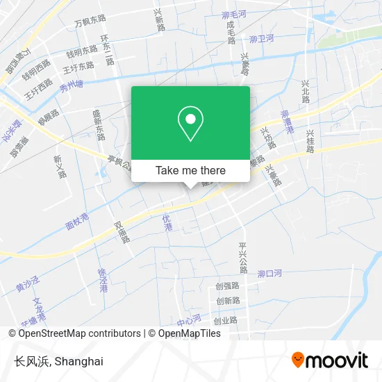长风浜 map