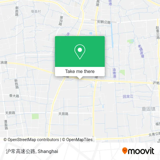 沪常高速公路 map