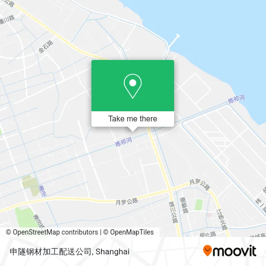 申隧钢材加工配送公司 map