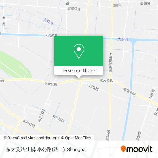 东大公路/川南奉公路(路口) map