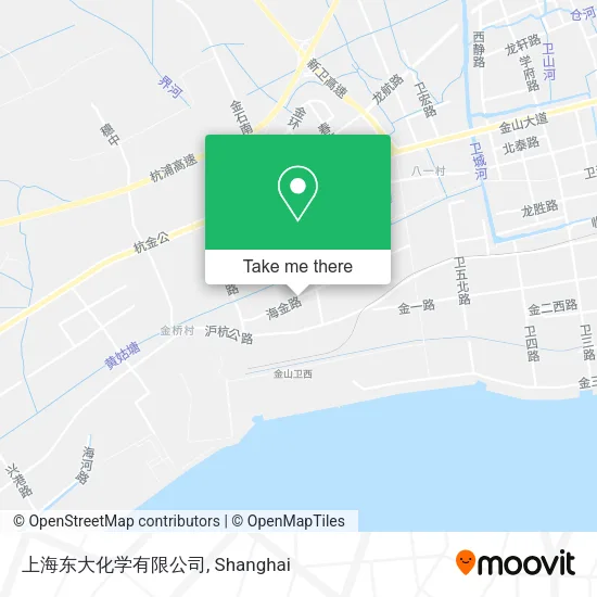 上海东大化学有限公司 map
