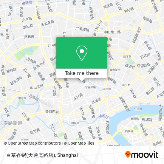 百草香锅(天通庵路店) map