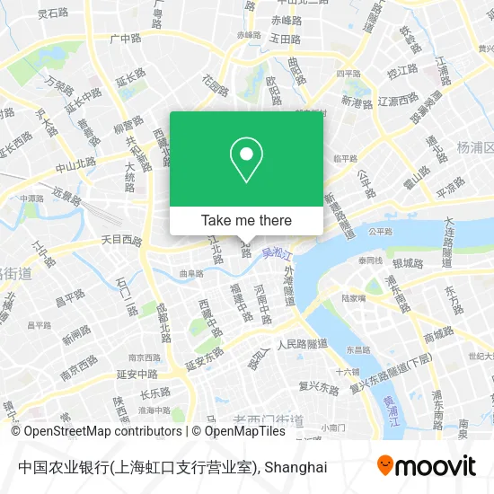 中国农业银行(上海虹口支行营业室) map