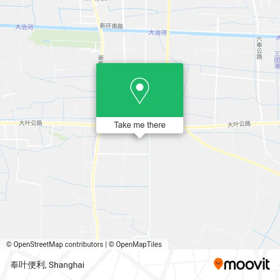 奉叶便利 map
