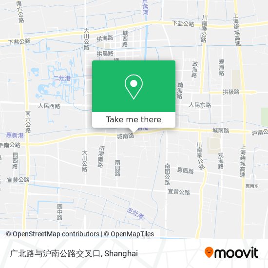 广北路与沪南公路交叉口 map