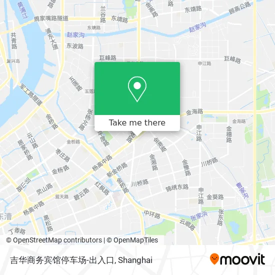 吉华商务宾馆停车场-出入口 map