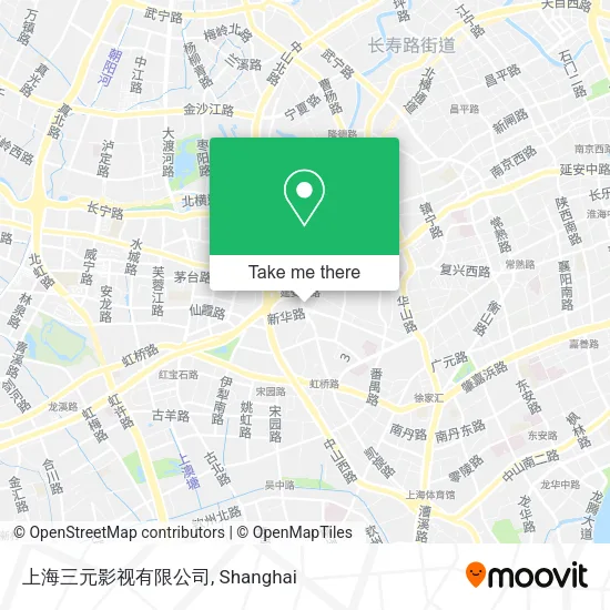 上海三元影视有限公司 map