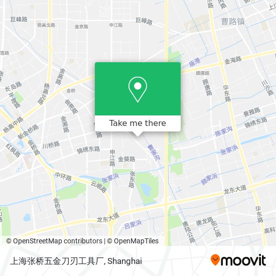 上海张桥五金刀刃工具厂 map