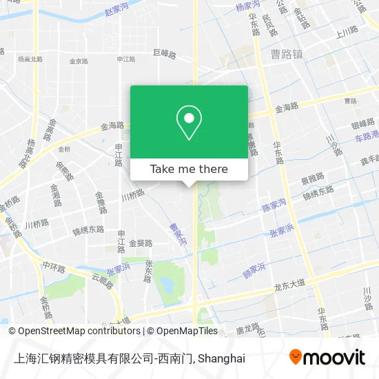 上海汇钢精密模具有限公司-西南门 map