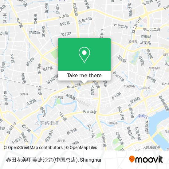 春田花美甲美睫沙龙(中国总店) map