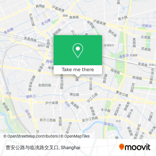 曹安公路与临洮路交叉口 map