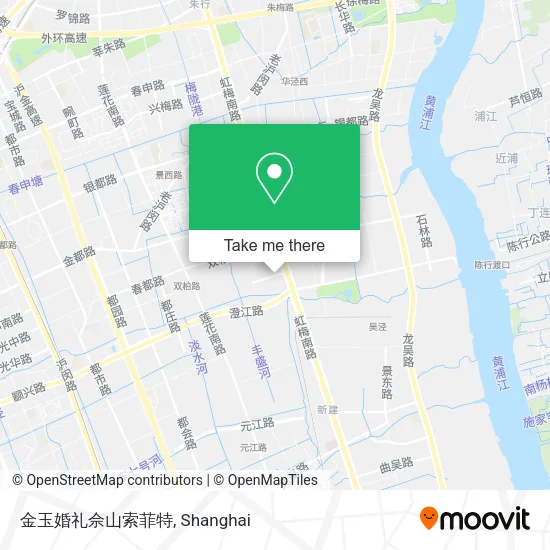 金玉婚礼佘山索菲特 map