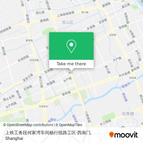 上铁工务段何家湾车间杨行线路工区-西南门 map