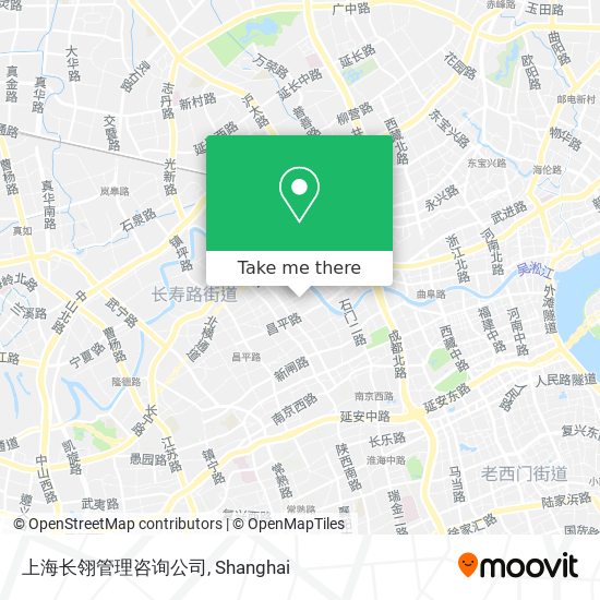 上海长翎管理咨询公司 map