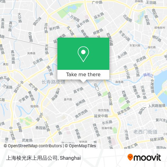 上海棱光床上用品公司 map