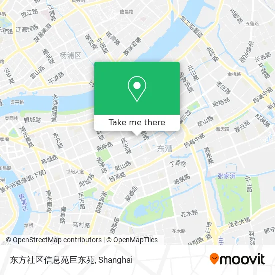 东方社区信息苑巨东苑 map