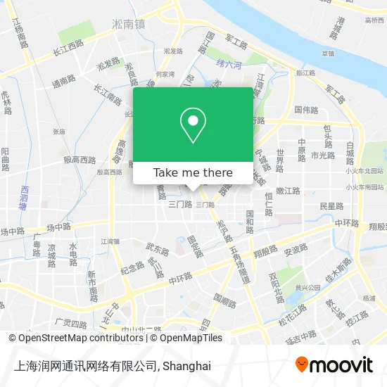 上海润网通讯网络有限公司 map