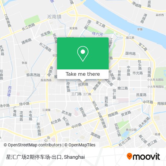 星汇广场2期停车场-出口 map