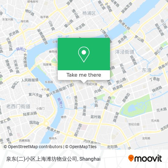 泉东(二)小区上海潍坊物业公司 map