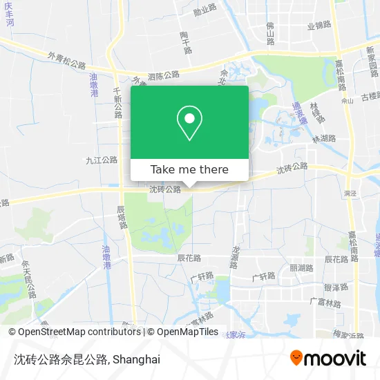 沈砖公路佘昆公路 map