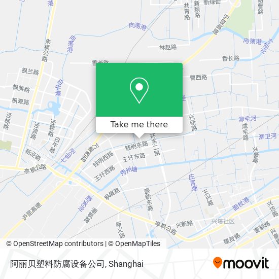 阿丽贝塑料防腐设备公司 map