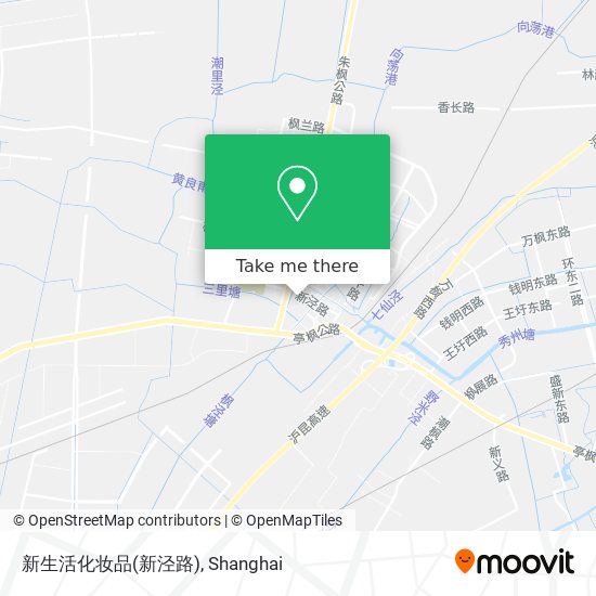 新生活化妆品(新泾路) map