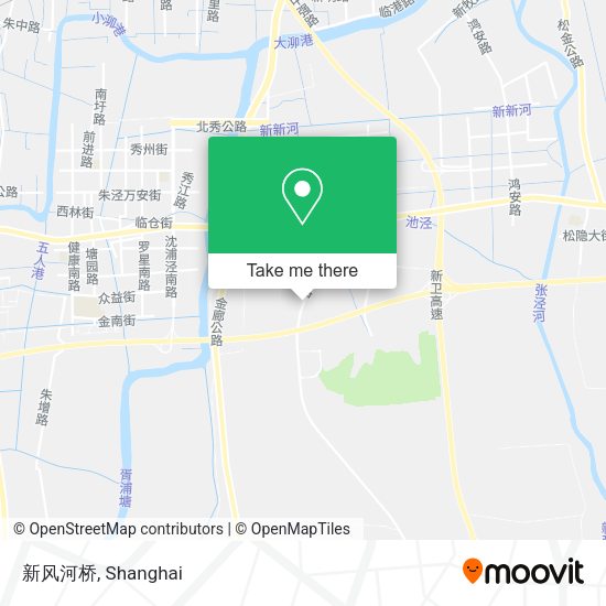 新风河桥 map