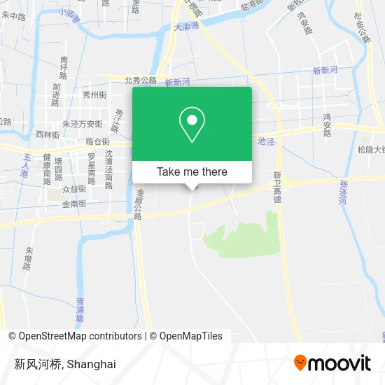 新风河桥 map