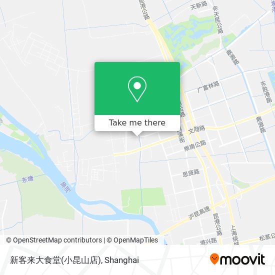 新客来大食堂(小昆山店) map