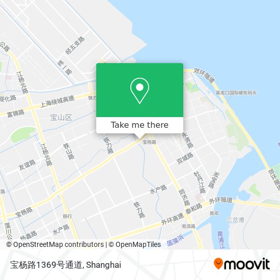 宝杨路1369号通道 map